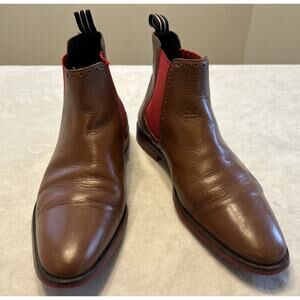 Carlos by Carlos Santana Men's Boots Men’s Size 9 Brown Ankle Chelsea Leather